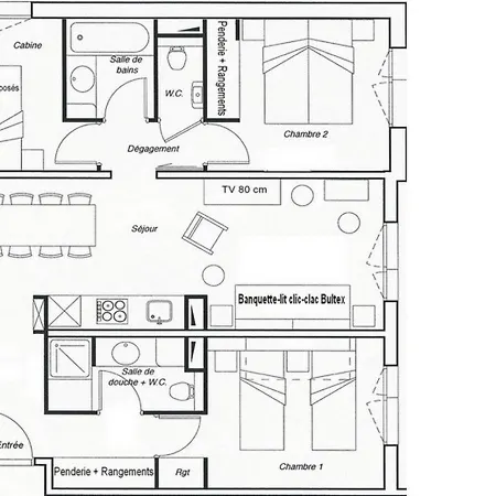 Bel Renove De 62 M², 8 Pers, Pieds Des Pistes, Parking Couvert Inclus - Les Bruyeres - Fr-1-344-345 Apartment *